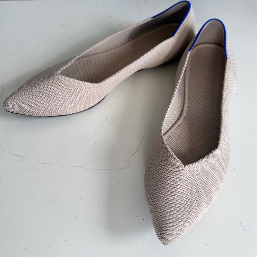 Rothy's Pointed Flats Size 11 The Point Ii Diamon… - image 2